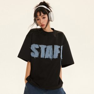 letter-denim-patch-short-sleeve-men-clothing